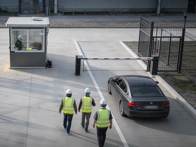 Access control visualization showing entry monitoring and compliance tracking