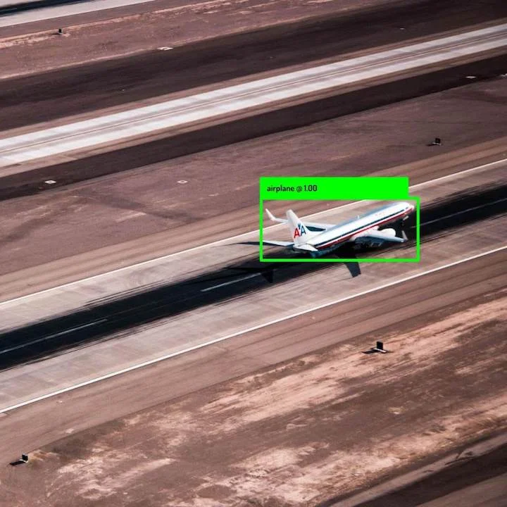 Geospatial Airplane Detector in action