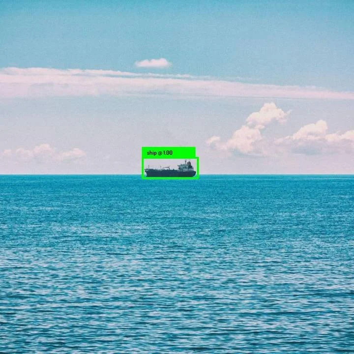 Ship Detector in action