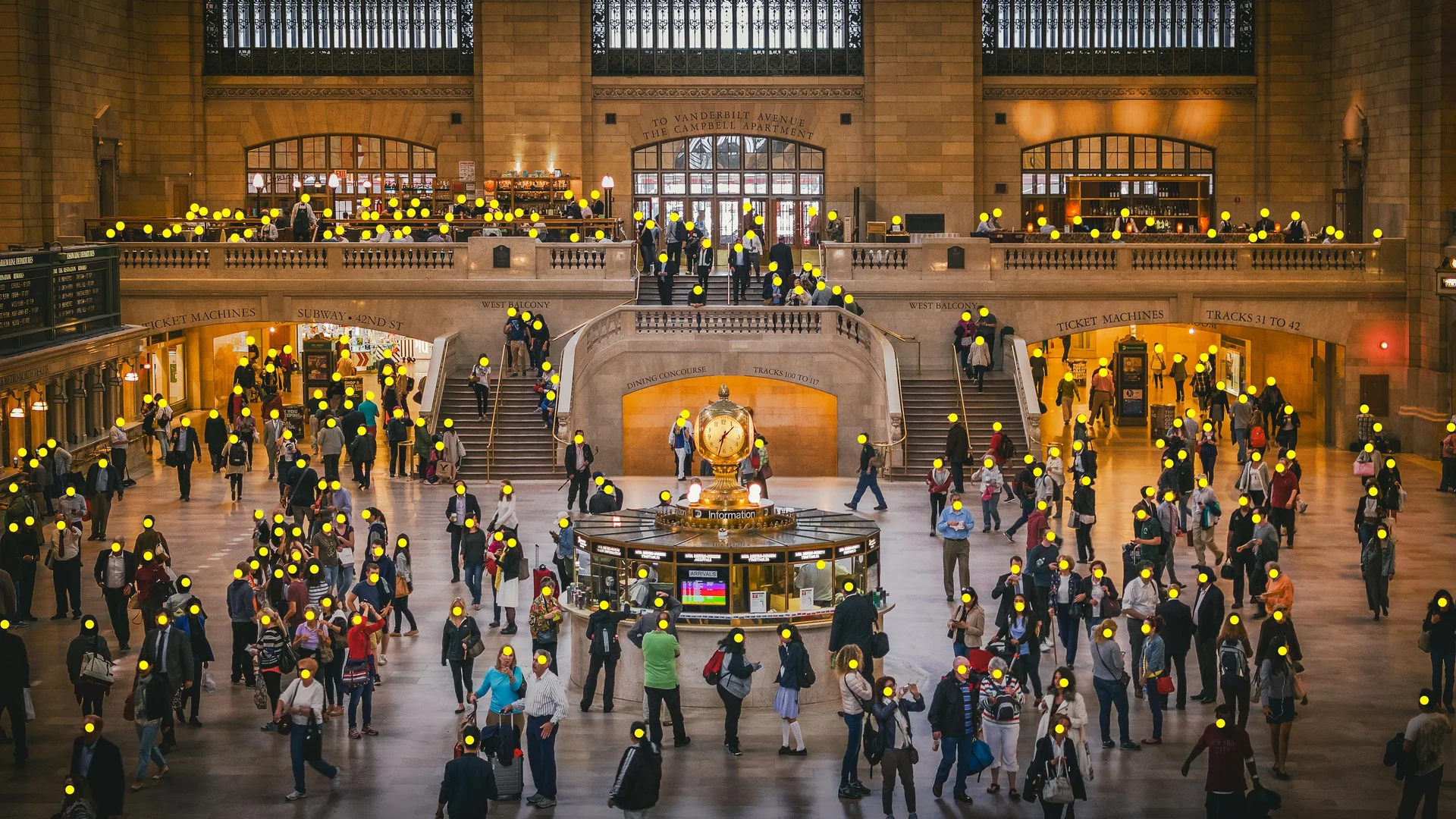 Crowd estimation visualization