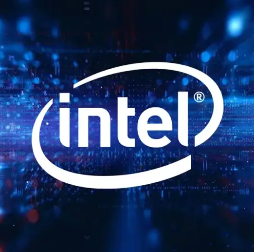 Intel AI technology background