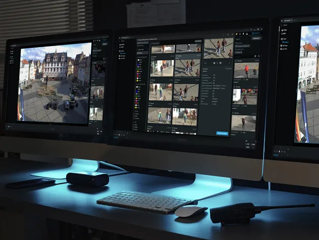 AI-powered video analytics with real-time detection overlay