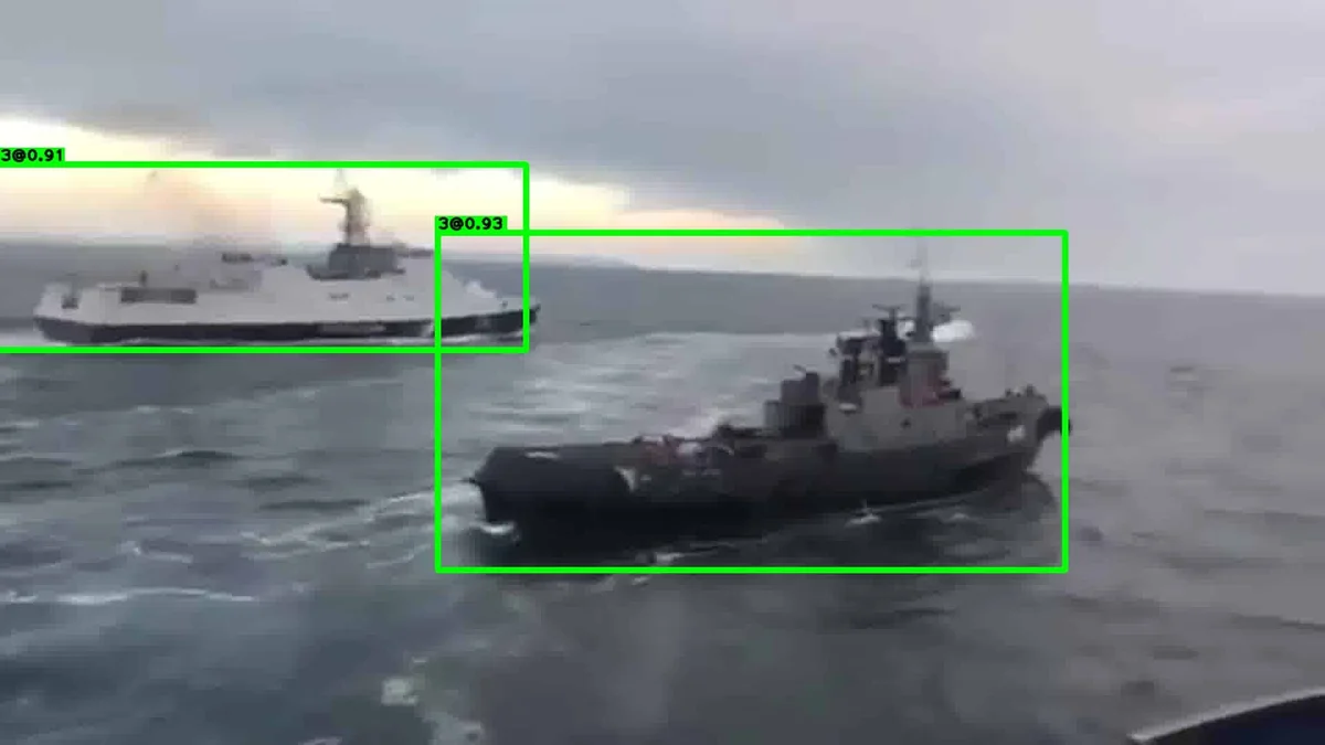 Ship detection example 1