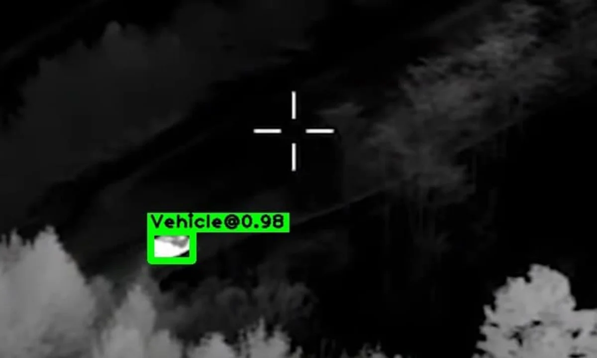 Thermal vehicle detection example 2