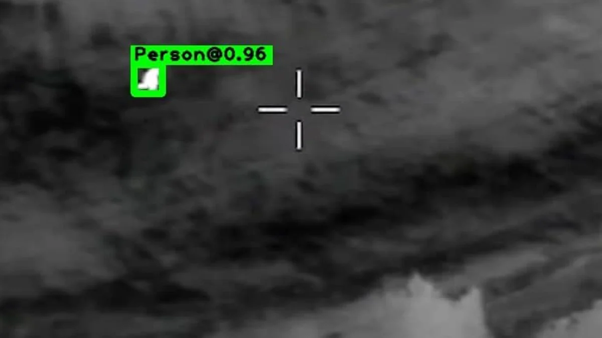 Thermal human detection example 5