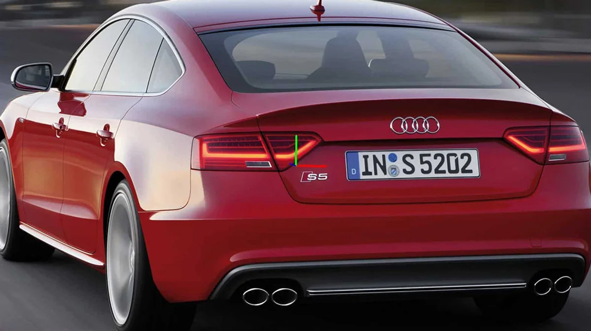 Car pose estimation example 1