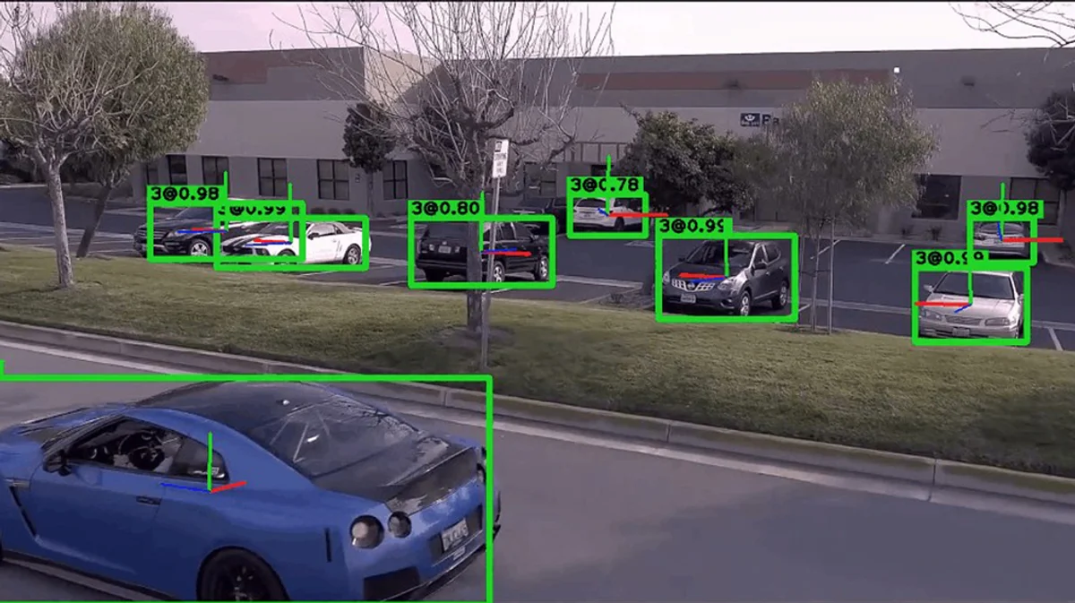 Car pose estimation example 2